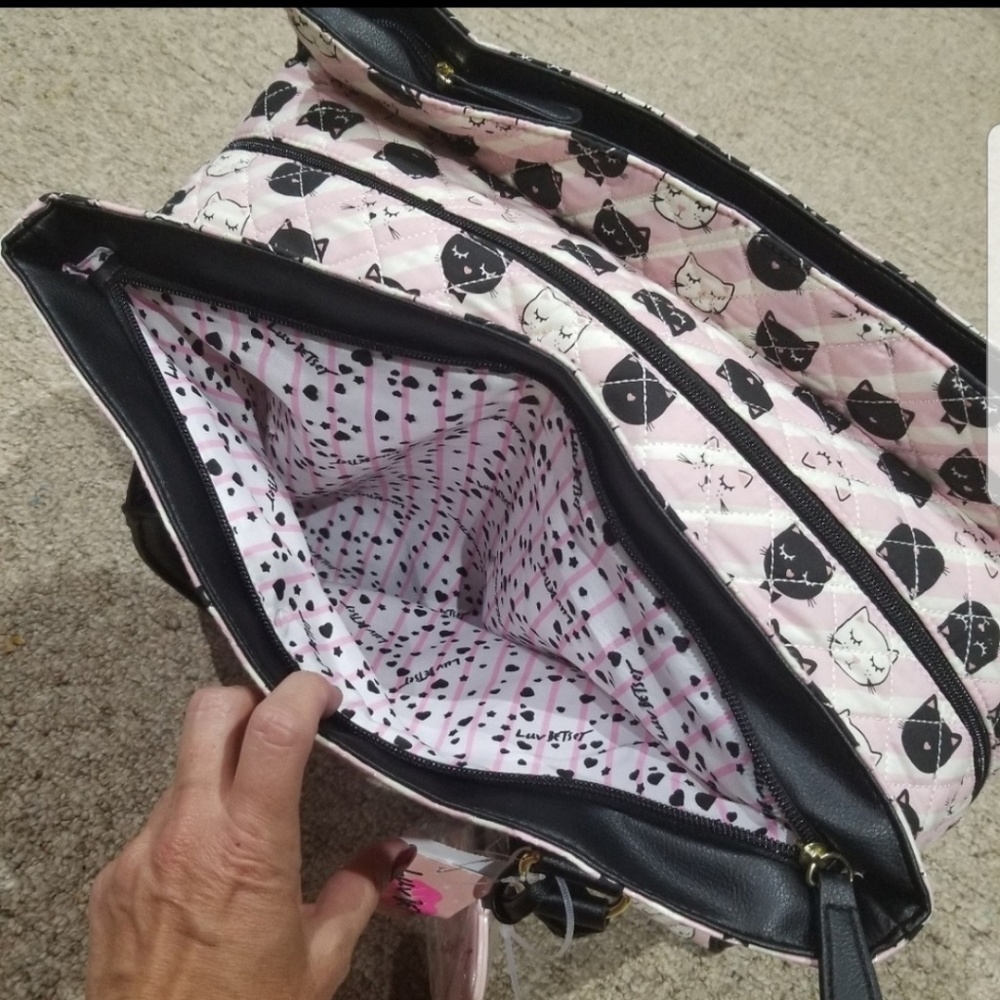 NWT Betsey Johnson Cat Tote